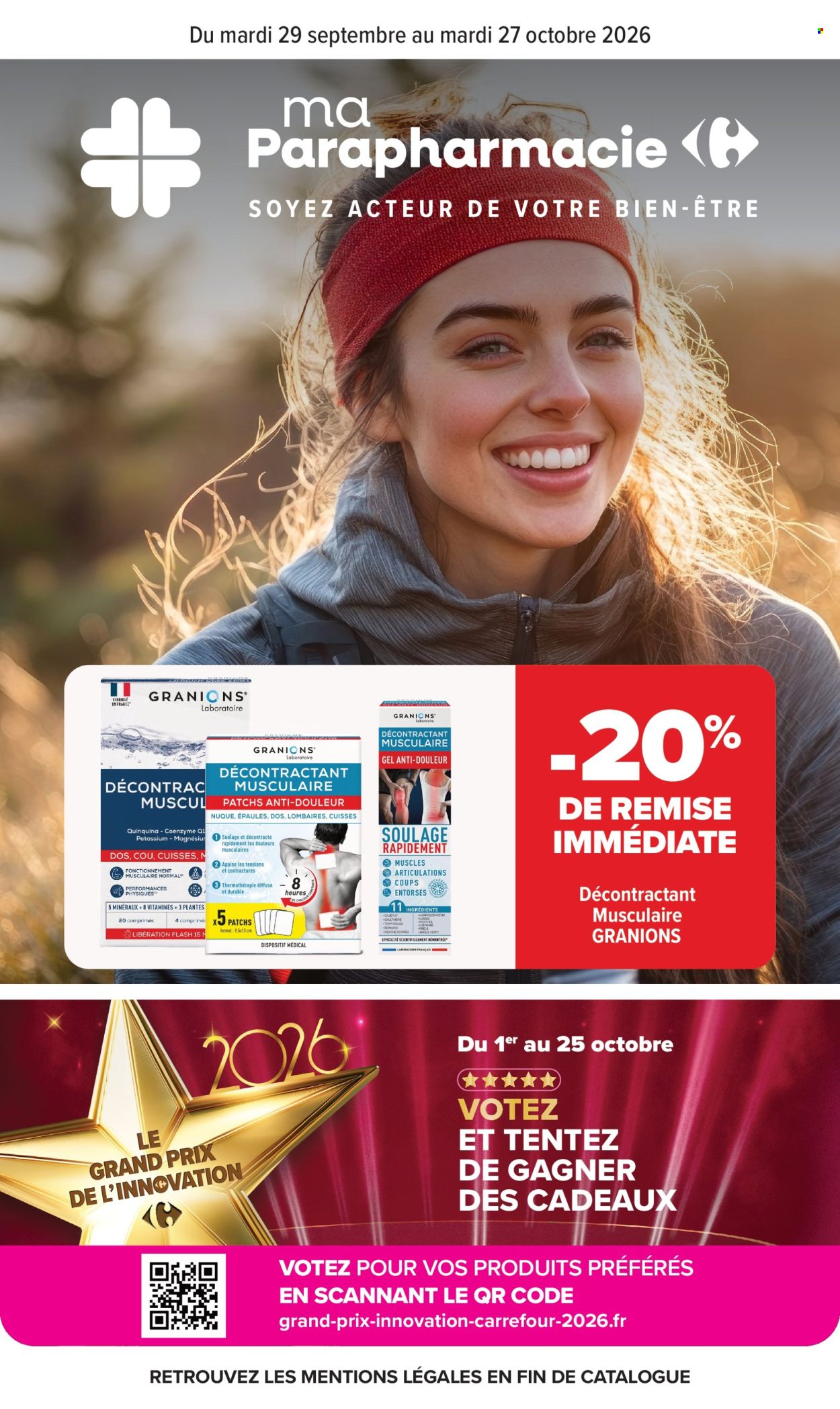 Catalogue Carrefour Hypermarchés - 29.09.2026 - 27.10.2026. Page 1