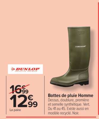 Bottes de pluie Homme