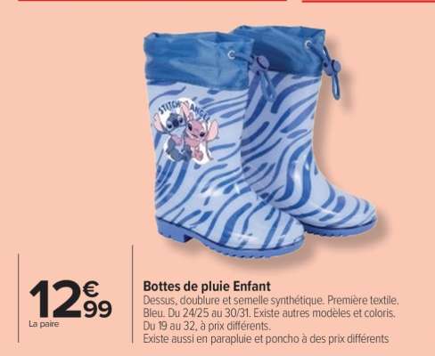 Bottes de Pluie Enfant