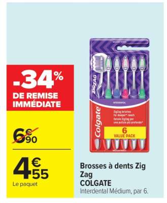 Brosses à dents Zig Zag