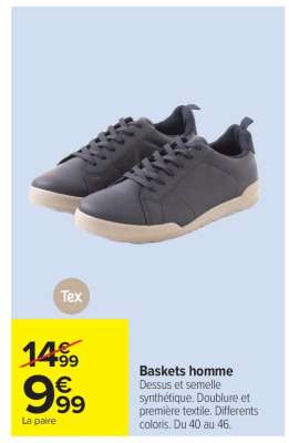BASKETS HOMME
