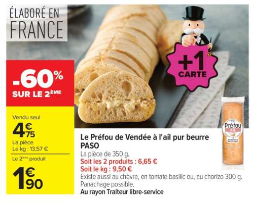 Le Préfou de Vendée à l'Ail Pur Beurre PASO