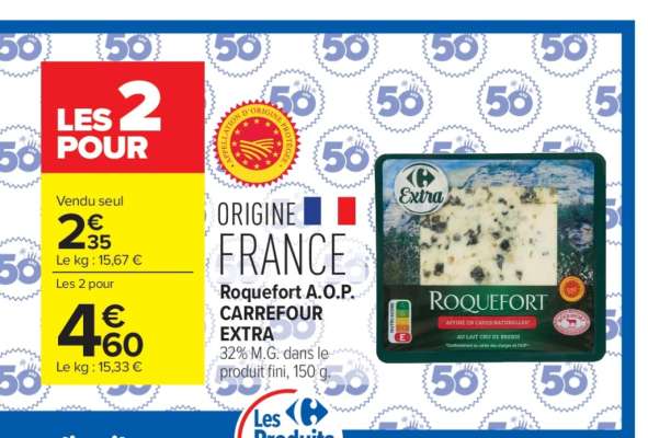 Roquefort A.O.P CARREFOUR EXTRA
