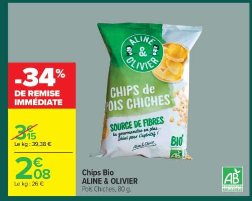 Chips Bio ALINE & OLIVIER