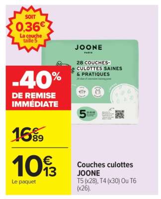 Couches culottes JOONE