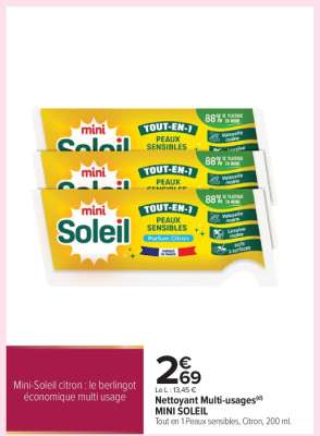 Nettoyant Multi-usages MINI SOLEIL