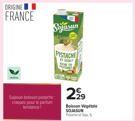 BOISSON VÉGÉTALE “SOJASUN”