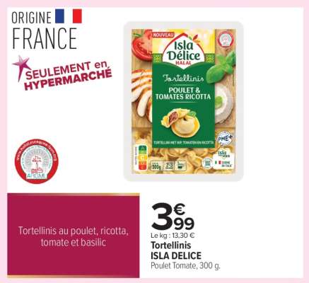 Tortellinis ISLA DÉLICE