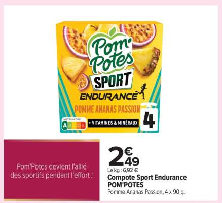 Compote Sport Endurance POM'POTES