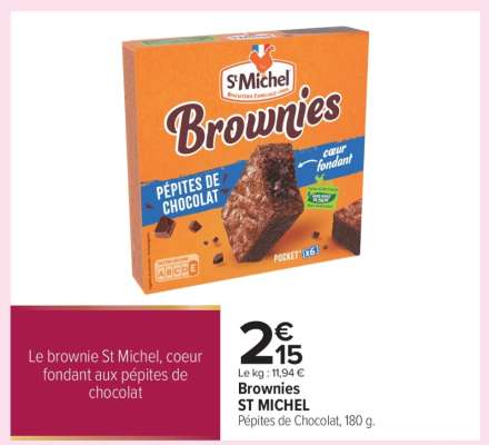 BROWNIES “ST MICHEL”