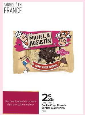 Cookie Coeur Brownie MICHEL & AUGUSTIN