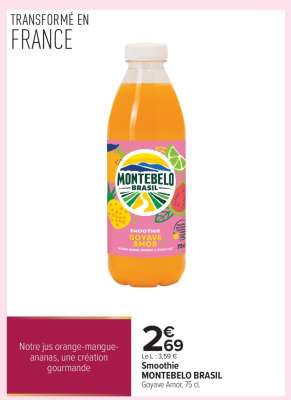 SMOOTHIE "MONTEBELO BRASIL"