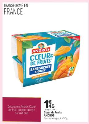 Coeur de Fruits ANDROS