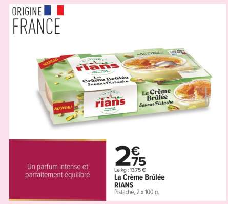 La Crème Brûlée RIANS