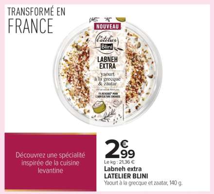 Labneh extra LATELIER BLINI