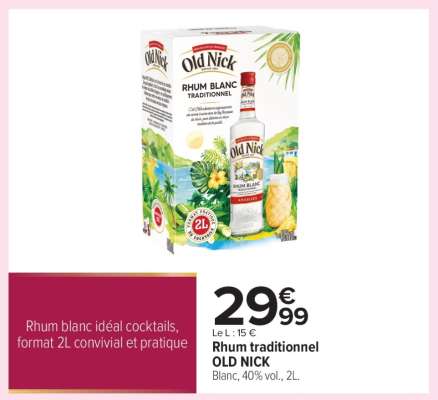 Rhum traditionnel OLD NICK