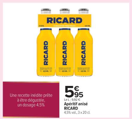 APÉRITIF ANISÉ “RICARD”