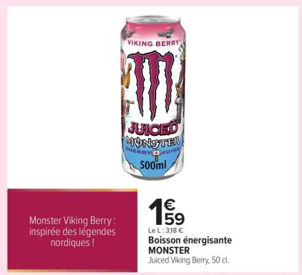 Boisson Energisante Monster