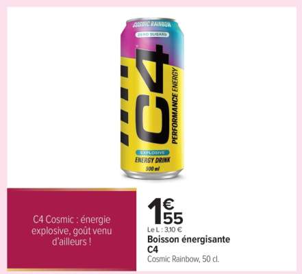 Boisson énergisante C4