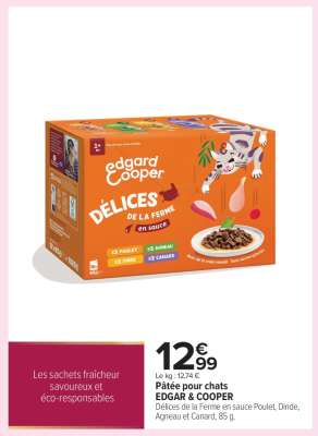 Pâtée pour chats EDGAR & COOPER