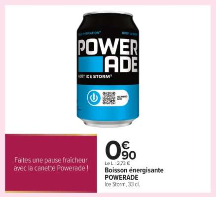 Boisson énergisante POWERADE