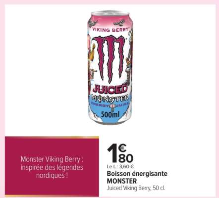 Boisson Energisante Monster