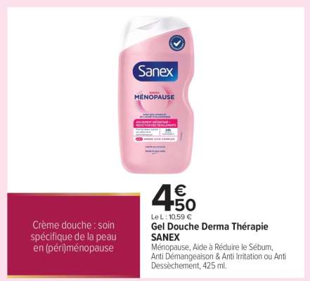 GEL DOUCHE DERMA THÉRAPIE “SANEX”