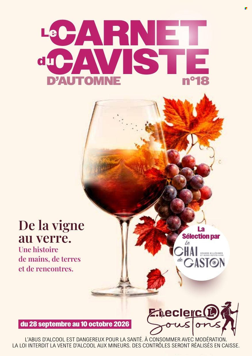 Catalogue E.Leclerc - 28.09.2026 - 10.10.2026. Page 1