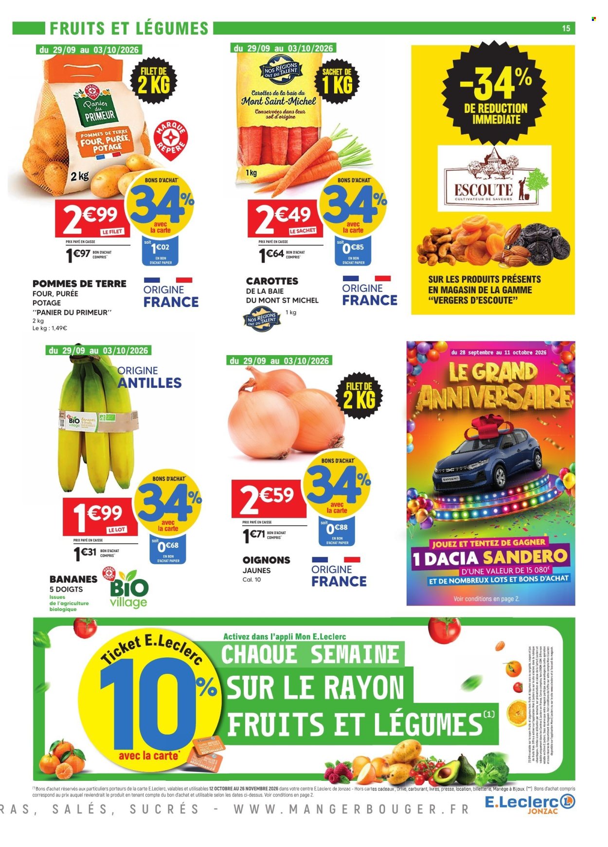 Catalogue E.Leclerc - 28.09.2026 - 11.10.2026. Page 15