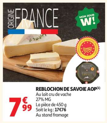 REBLOCHON DE SAVOIE AOP