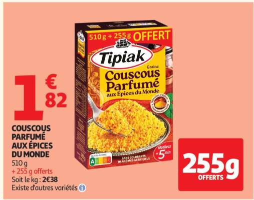 Couscous Parfumé aux Épices du Monde