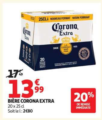 Bière Corona Extra*