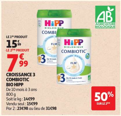 CROISSANCE 3 COMBIOTIC BIO HIPP