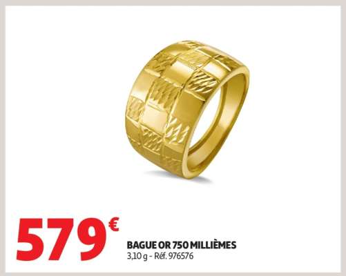 Bague Or 750 Millièmes