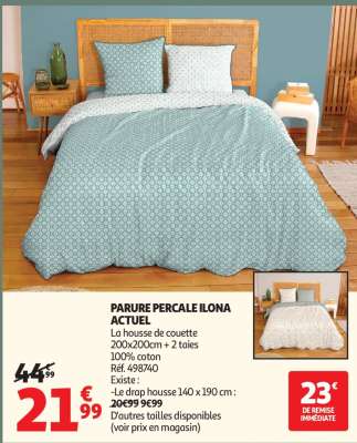 PARURE PERCALE ILONA ACTUEL