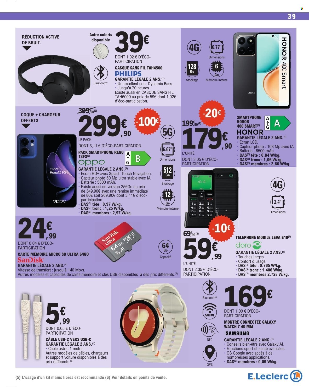 Catalogue E.Leclerc - 29.09.2026 - 10.10.2026. Page 39