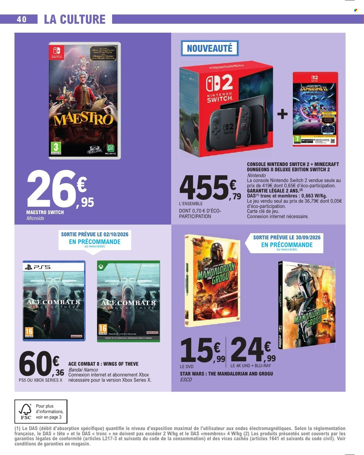 Catalogue E.Leclerc - 29.09.2026 - 10.10.2026. Page 40