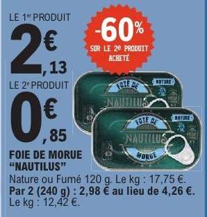 FOIE DE MORUE “NAUTILUS”