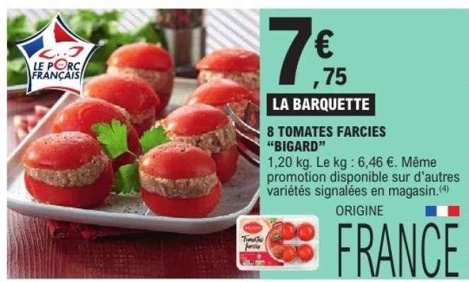 8 TOMATES FARCIÈS 'BIGARD'