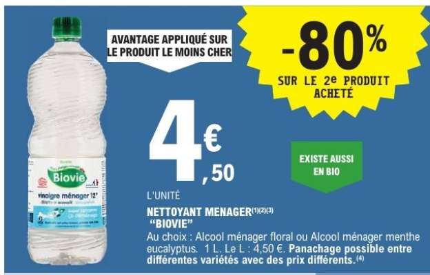 Nettoyant ménager "Biovie"