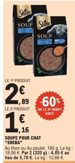 SOUPE POUR CHAT "SHEBA"