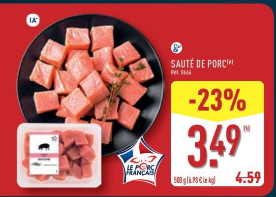 Sauté de porc