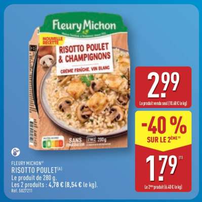 Fleury Michon Risotto Poulet