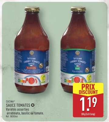 CUCINA SAUCE TOMATES