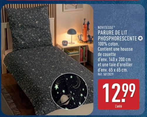 PARURE DE LIT PHOSPHORESCENTE