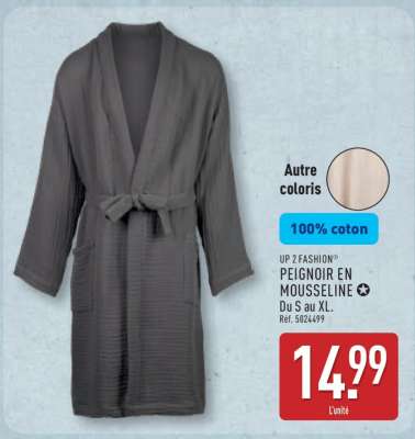 PEIGNOIR EN MOUSSELINE