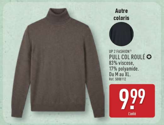 PULL COL ROULÉ