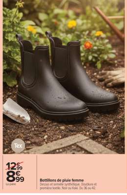 Bottillons de pluie femme