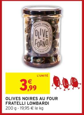 OLIVES NOIRES AU FOUR FRATELLI LOMBARDI