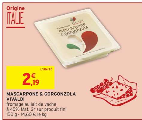 MASCARPONE & GORGONZOLA VIVALDI